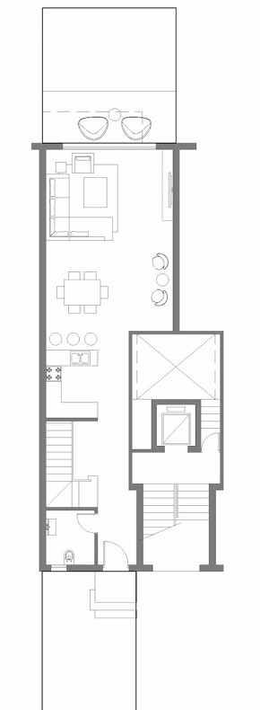 Floor plan for duplex at Cali Coast Ras El Hekma