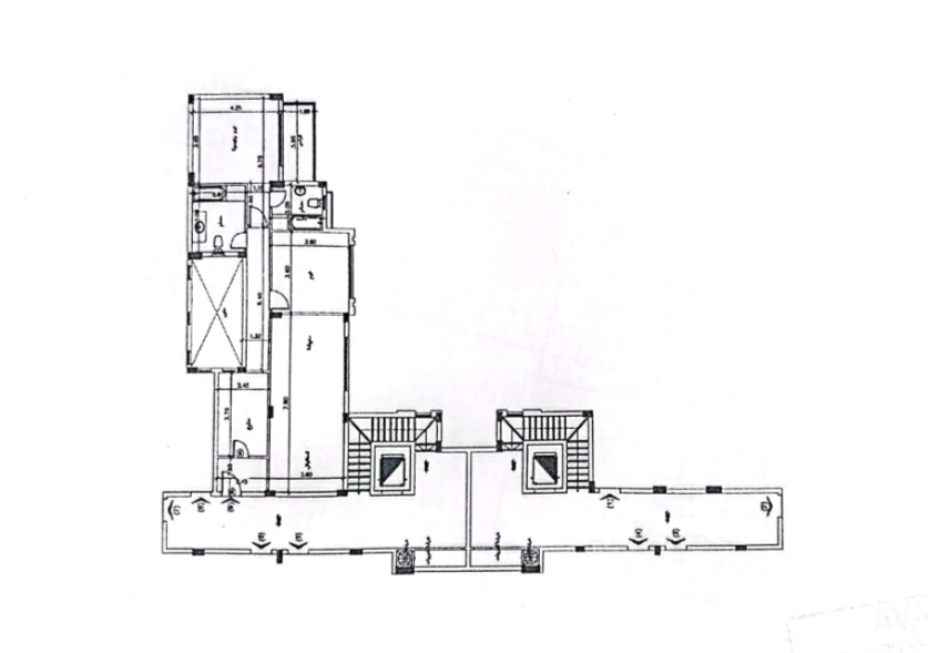 Floor plan for apartment at Galleria Residence
