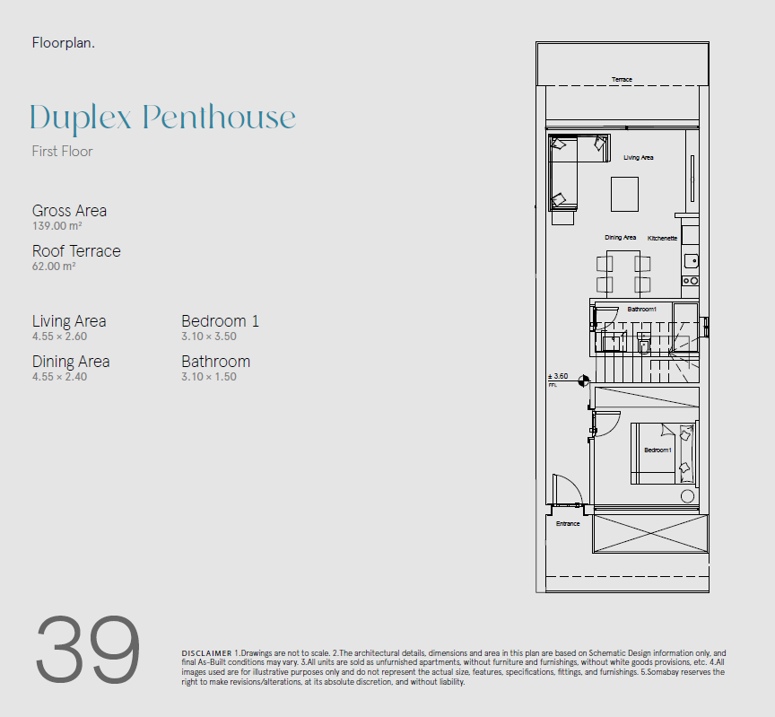 Floor plan for duplex at ARC- Soma Bay