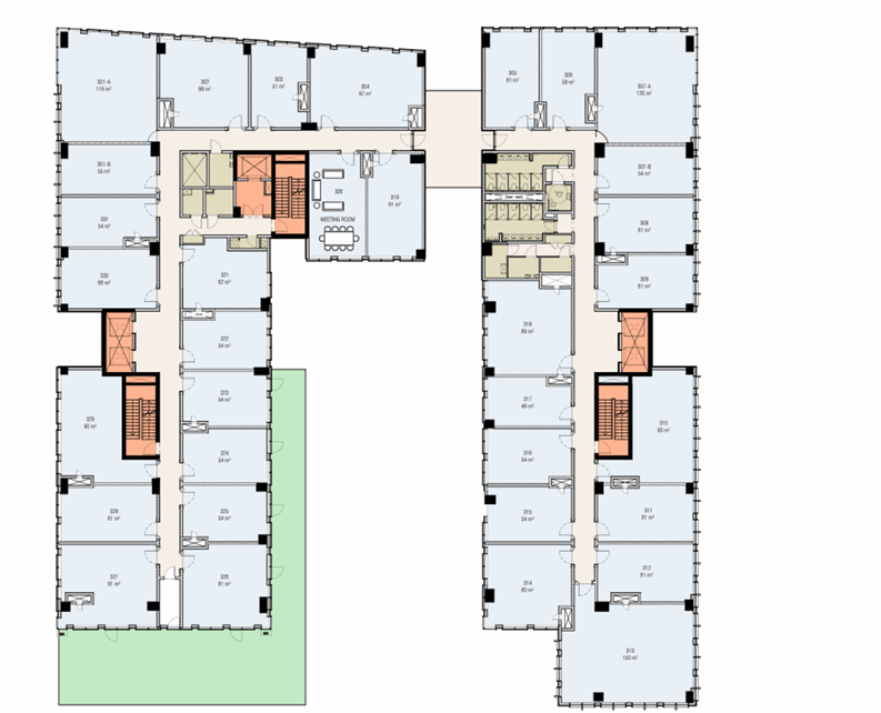 Floor plan for  at 6ixty Three