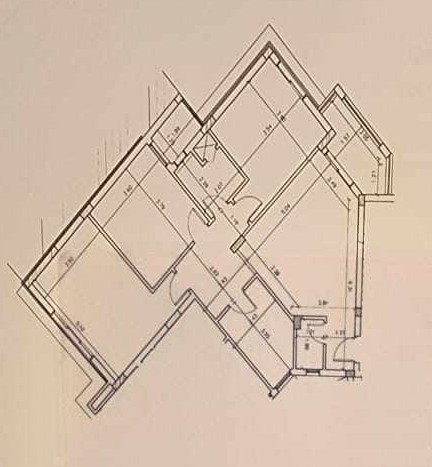 Floor plan for apartment at Al Maqsad