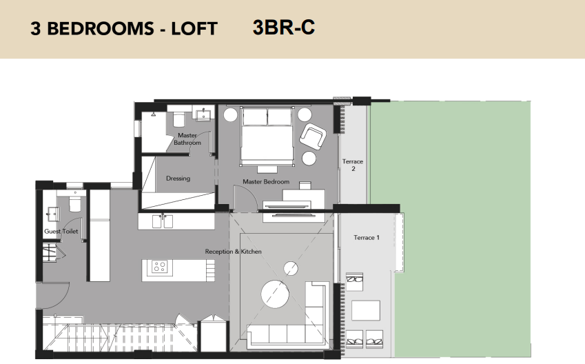 Floor plan for  at Pyramids Heights