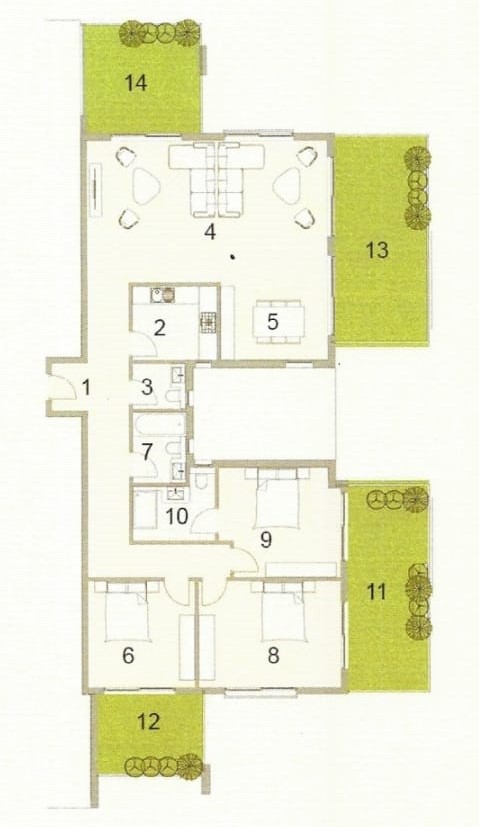 Floor plan for apartment at Al Burouj