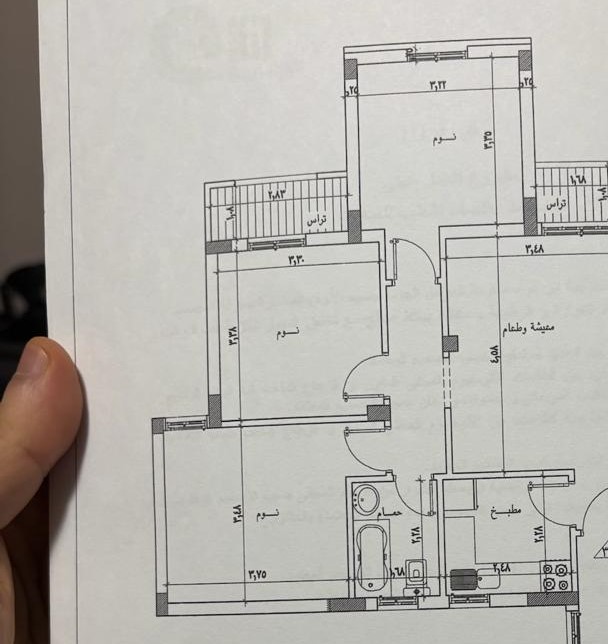 Floor plan for apartment at Ashgar City