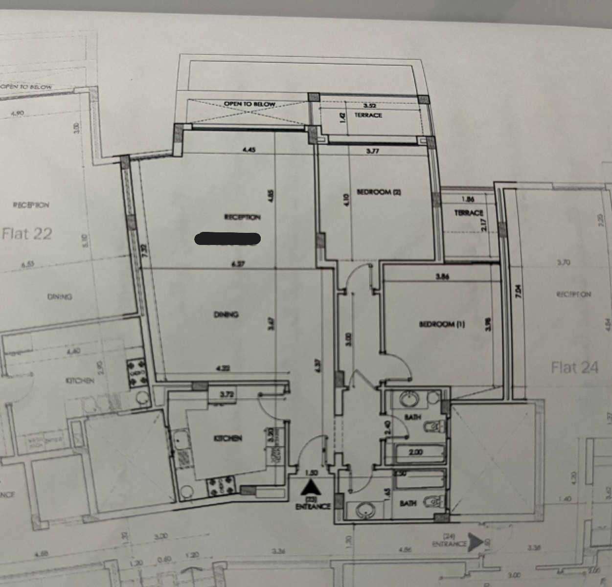 Floor plan for apartment at Village Garden Katameya