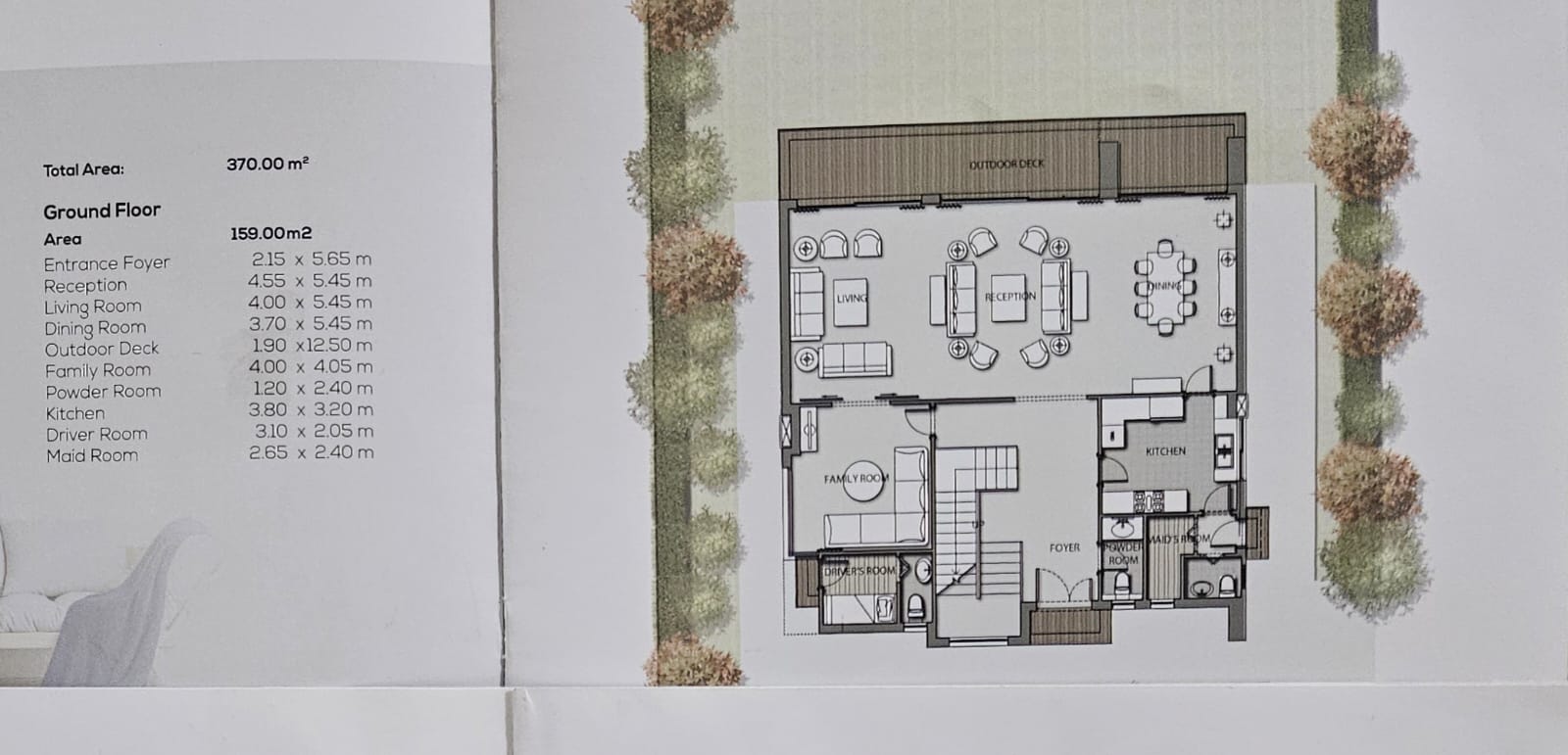 Floor plan for villa at Noor Capital Gardens