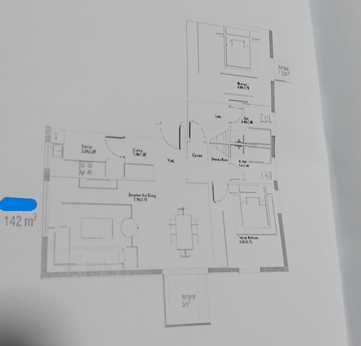 Floor plan for apartment at Sky Ramp
