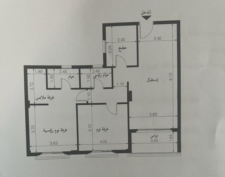 Floor plan for apartment at Village West