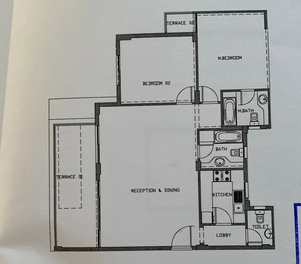 Floor plan for duplex at Mountain View iCity October