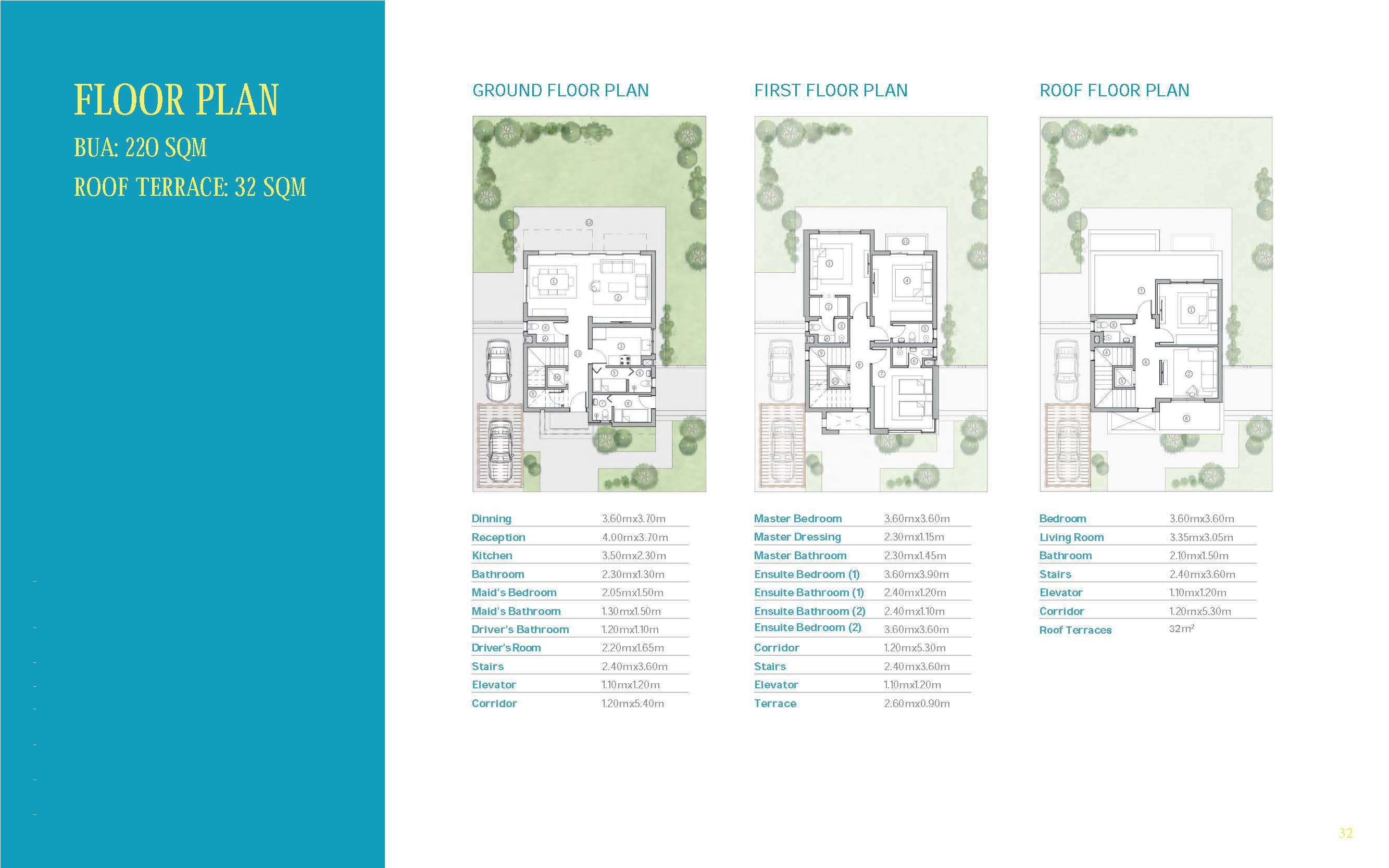Floor plan for villa at The Valleys