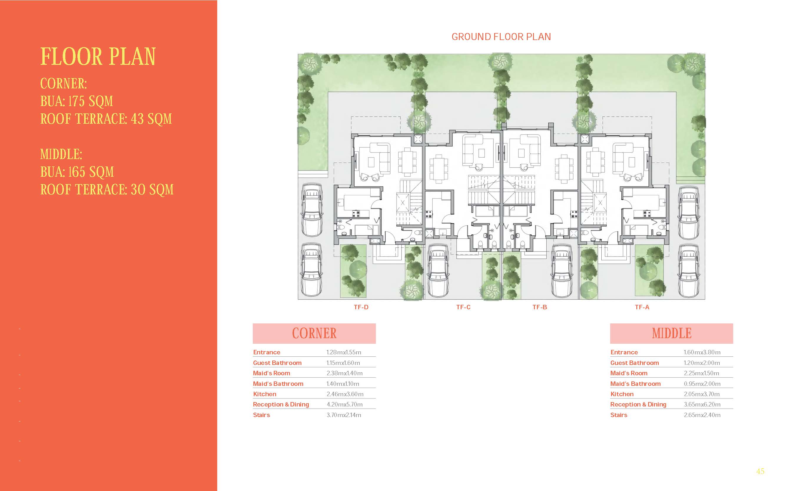 Floor plan for townhouse at The Valleys
