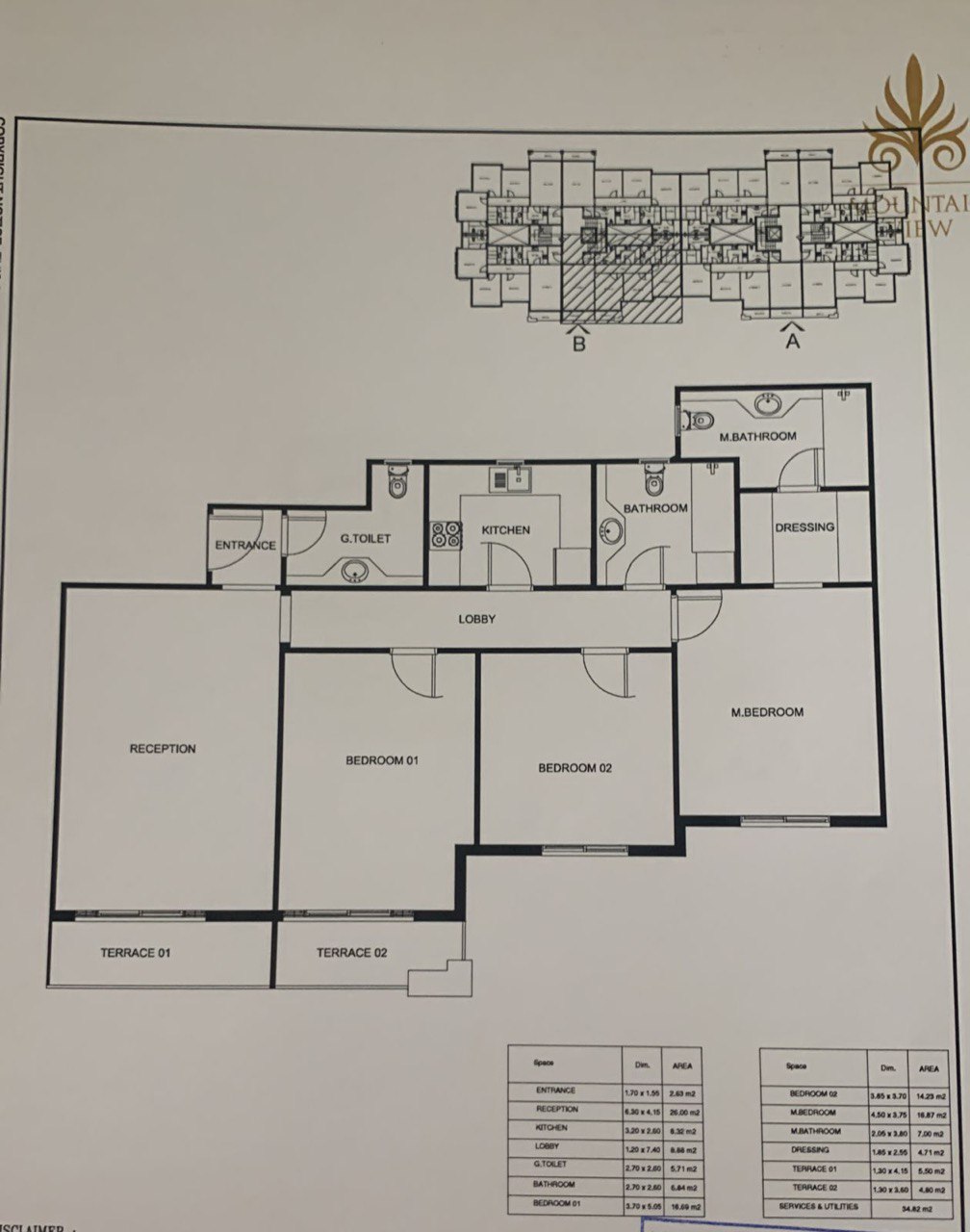 Floor plan for apartment at Mountain View iCity October