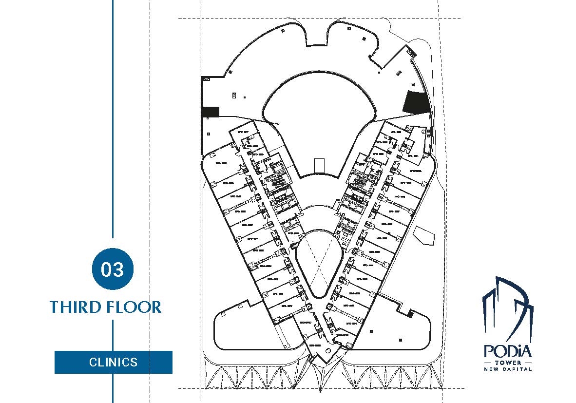 Floor plan for  at Podia Tower