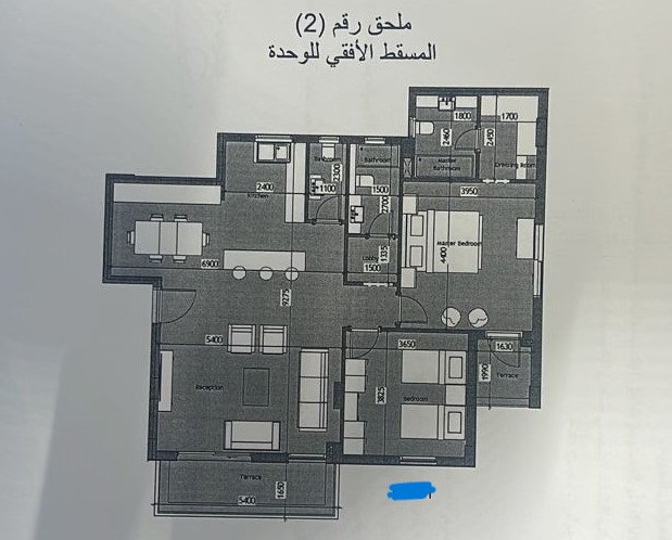Floor plan for apartment at Kayan