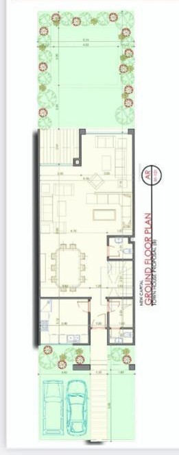 Floor plan for villa at Midtown New Capital Villa