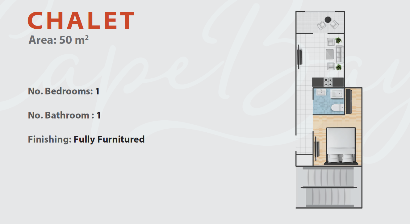 Floor plan for penthouse at Cape Bay Blumar Lasirena