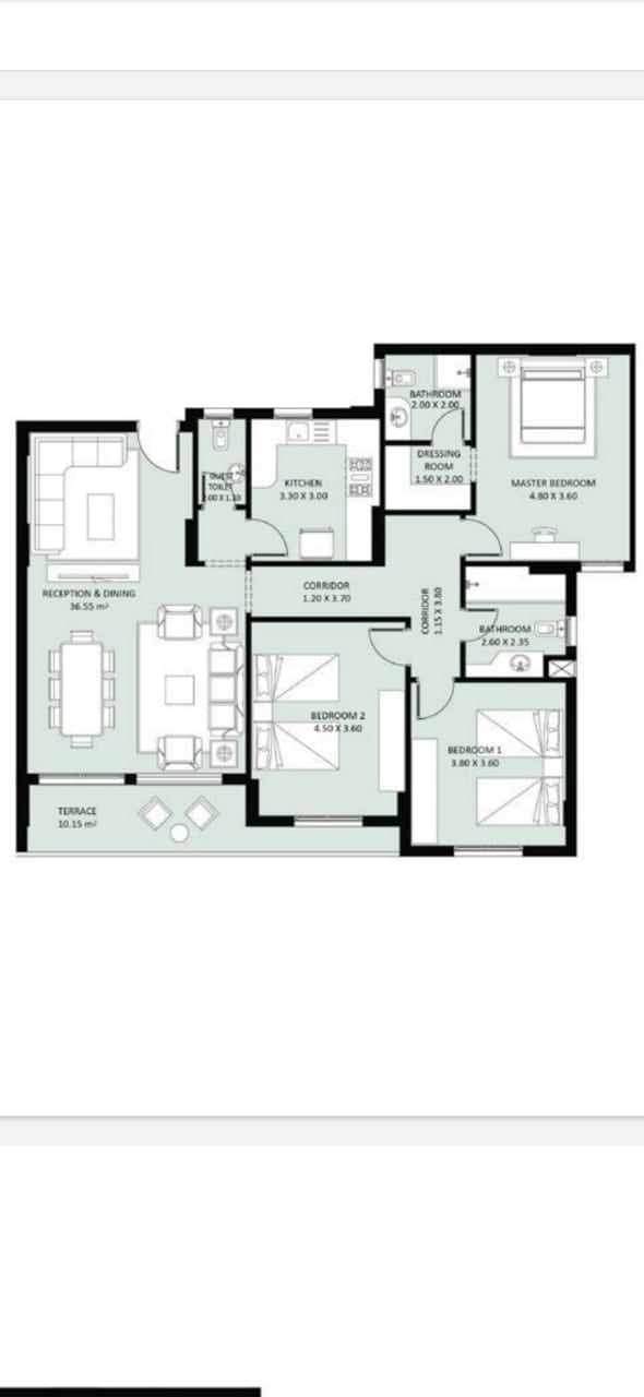 Floor plan for apartment at Jayd