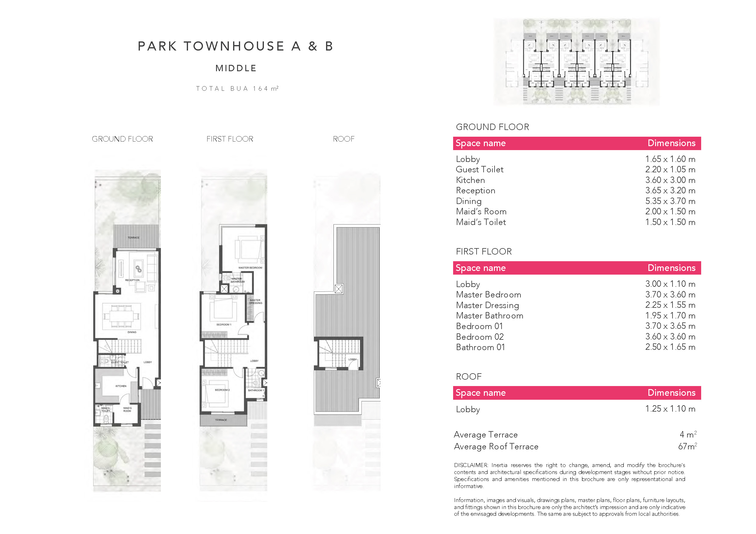 Floor plan for townhouse at Jefaira