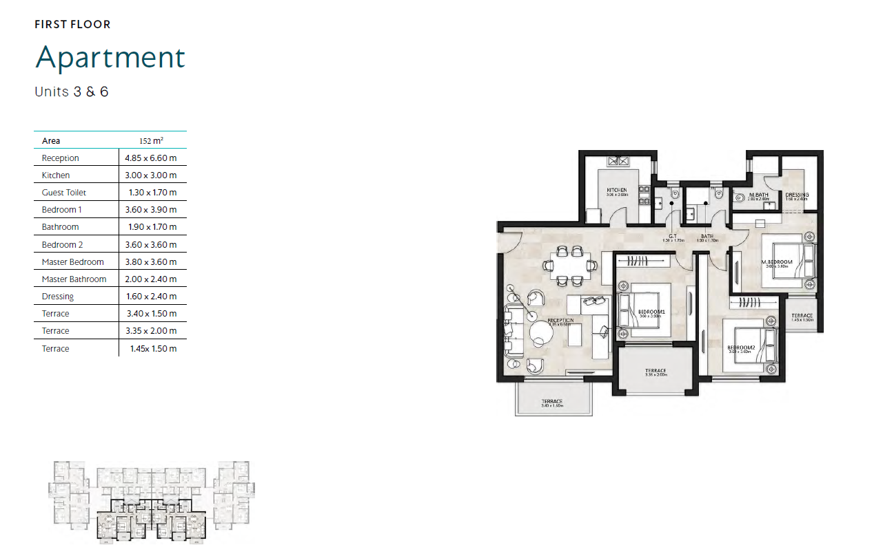 Floor plan for apartment at Garden Lakes