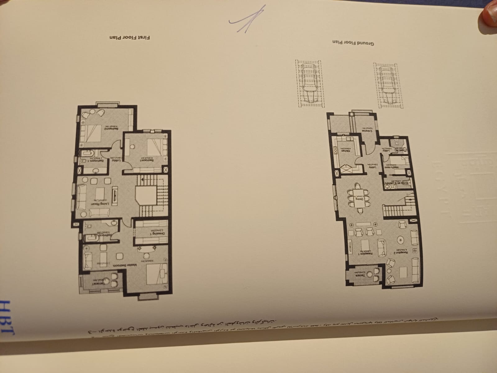 Floor plan for townhouse at City Gate