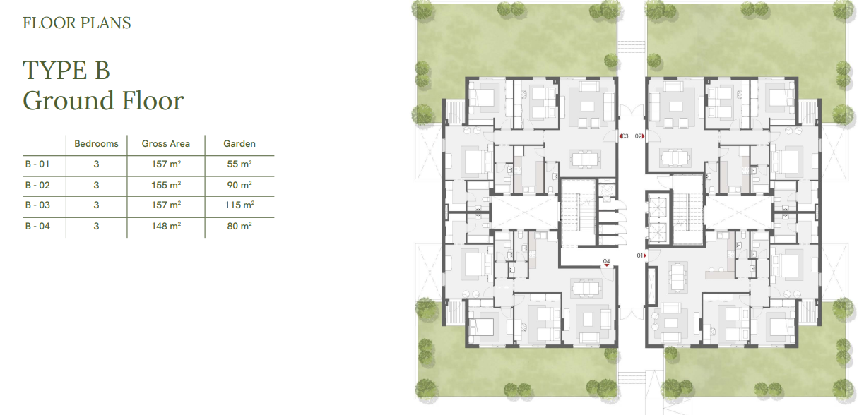 Floor plan for apartment at One33-Phase One