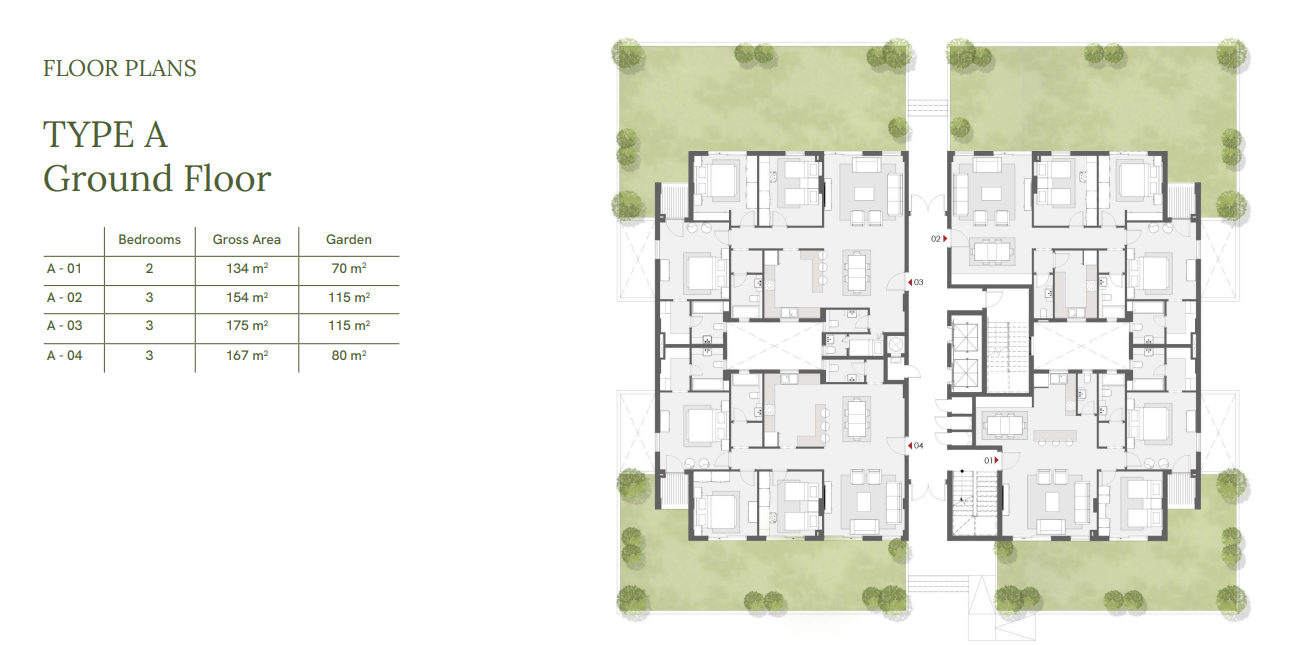 Floor plan for apartment at One33-Phase Two