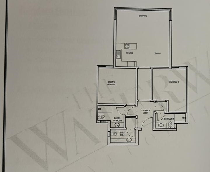 Floor plan for chalet at The Waterway North Coast