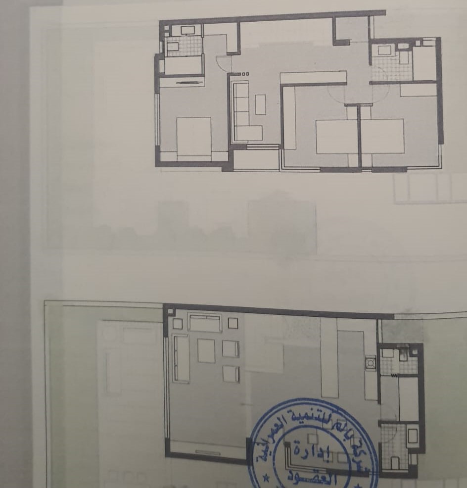 Floor plan for villa at Badya