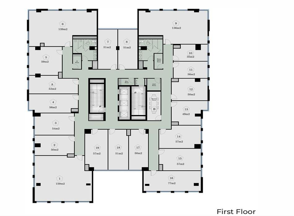 Floor plan for  at Obex