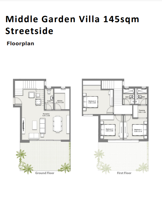 Floor plan for duplex at At East