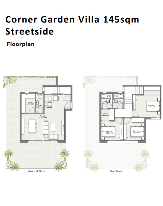 Floor plan for duplex at At East