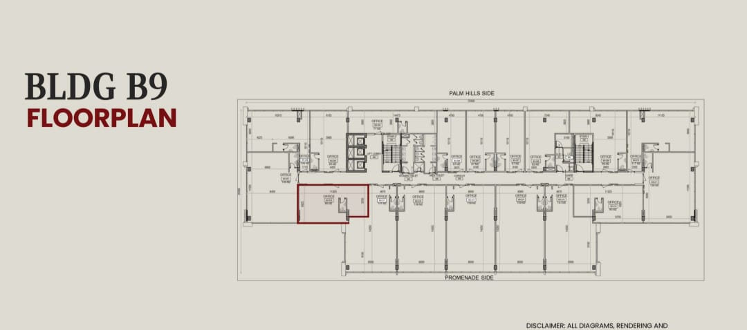 Floor plan for  at Eastmain New Cairo