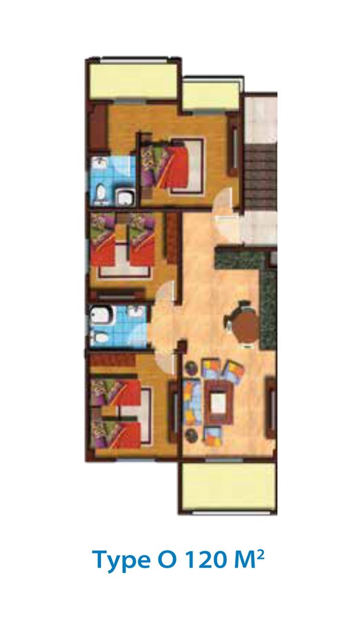 Floor plan for chalet at Lasirena North Coast