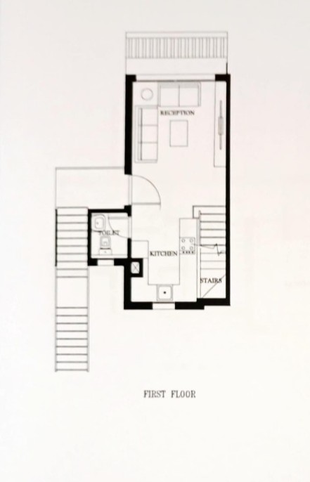 Floor plan for duplex at LVLS Mountain View