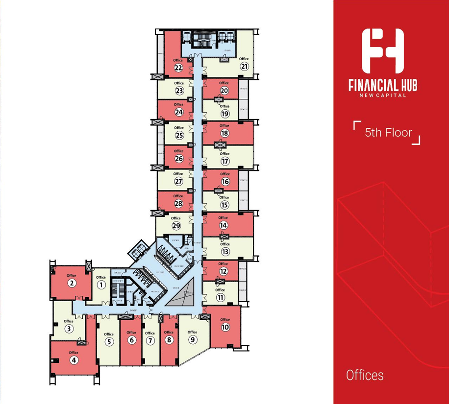Floor plan for  at Financial Hub