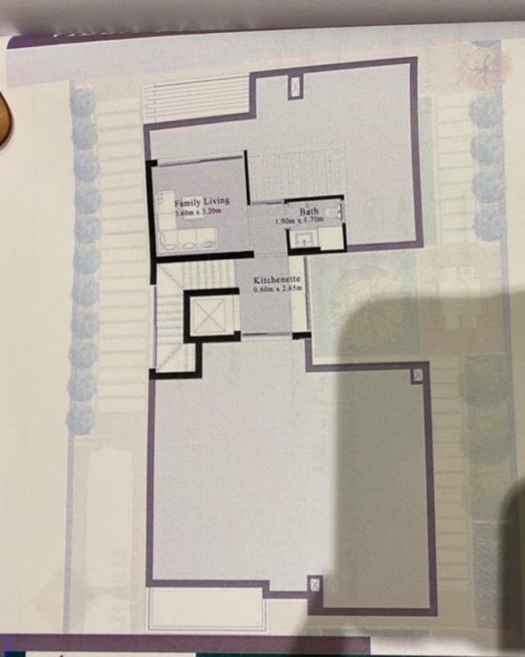 Floor plan for villa at Palm Hills New Cairo