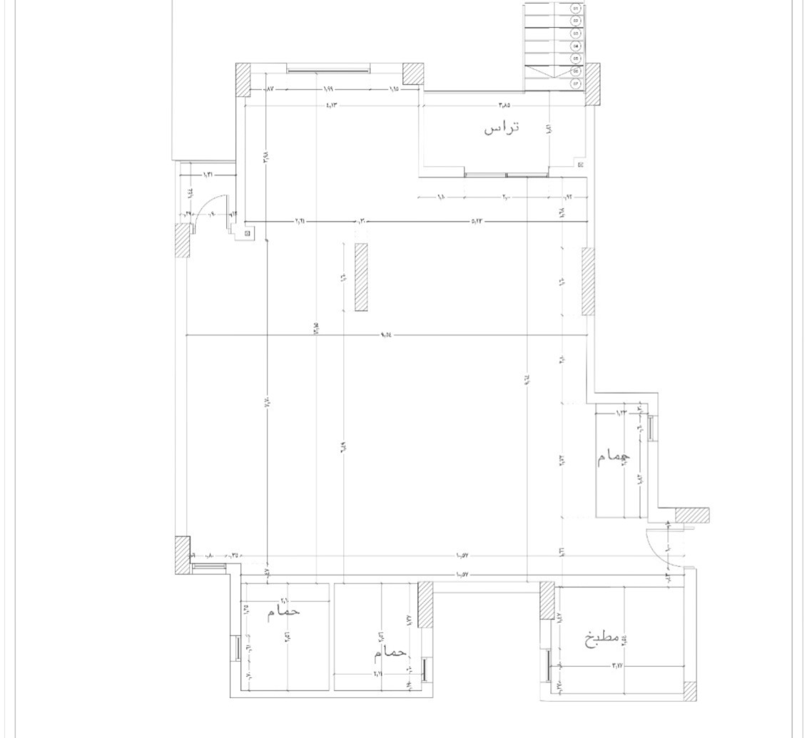Floor plan for apartment at Capital Heights 1
