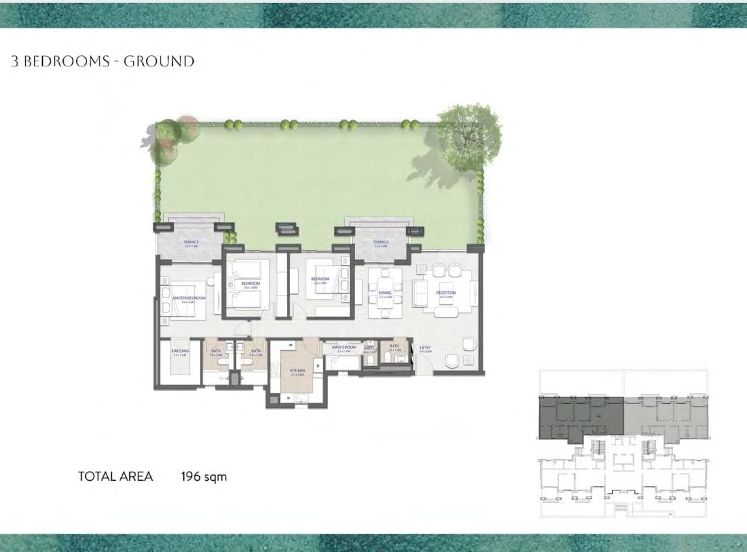 Floor plan for apartment at City Gate