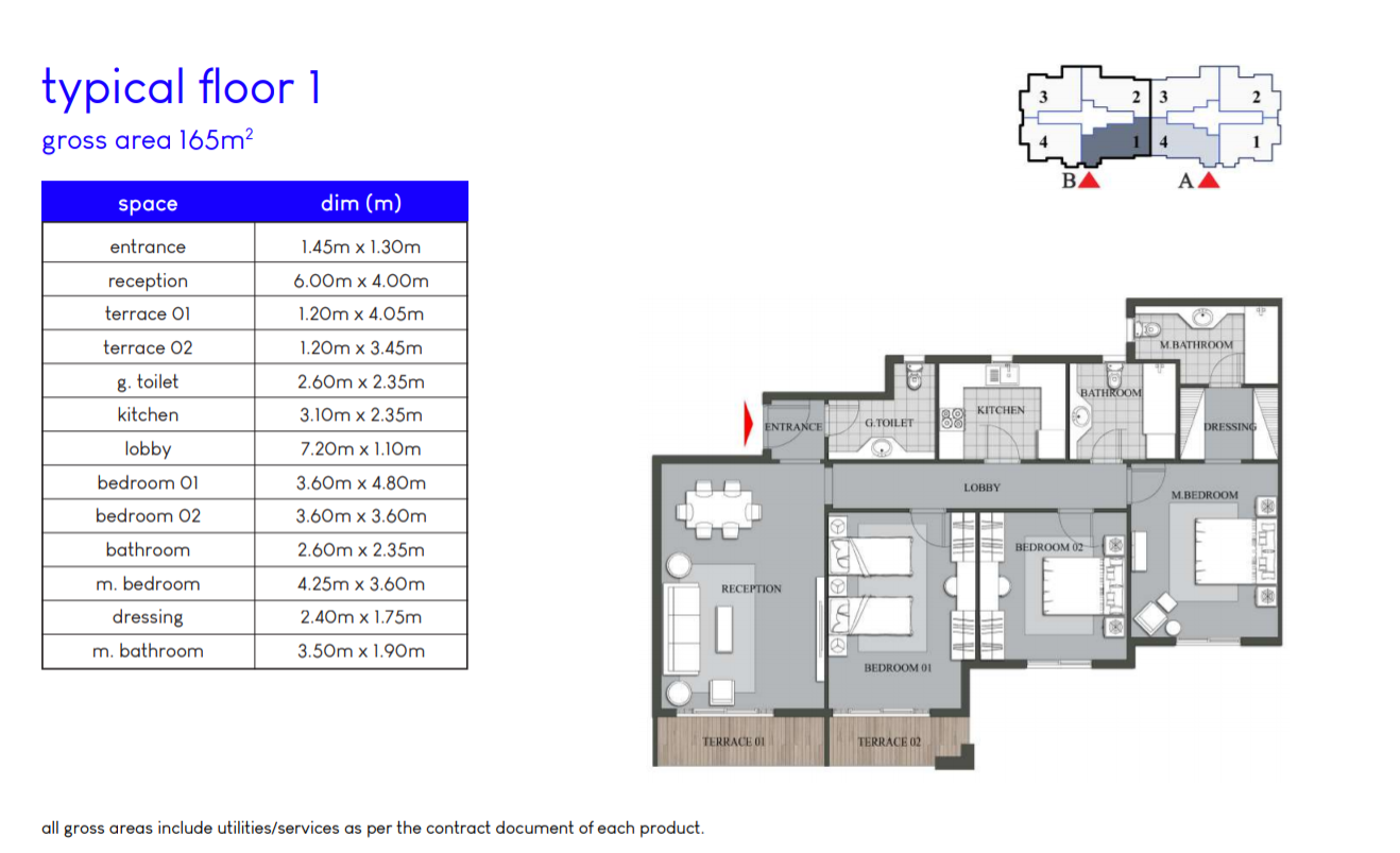 Floor plan for apartment at Mountain View iCity October