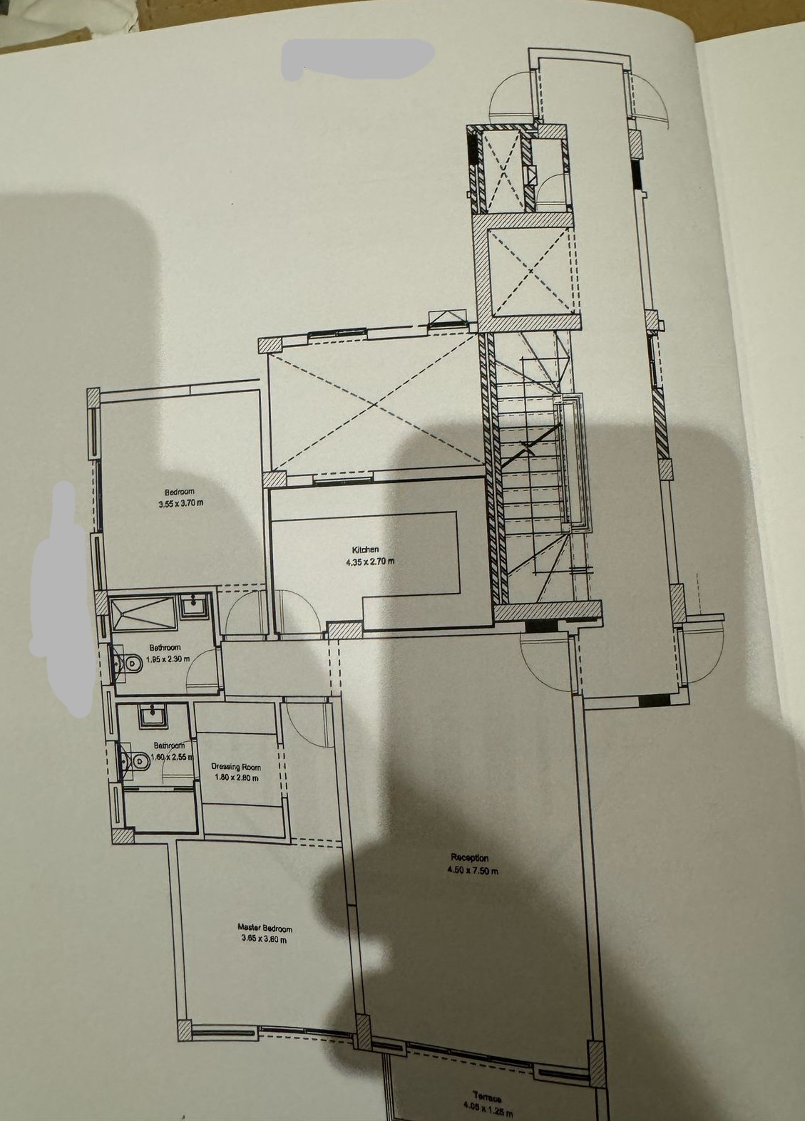Floor plan for apartment at Fifth Square Al Marasem