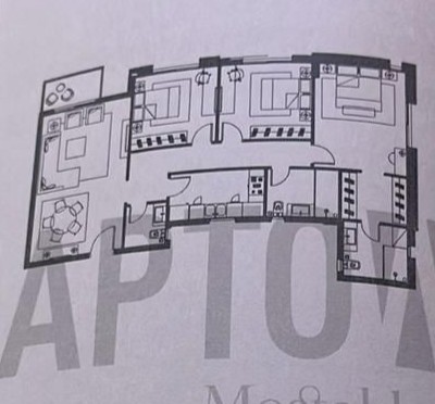 Floor plan for apartment at HAPTown