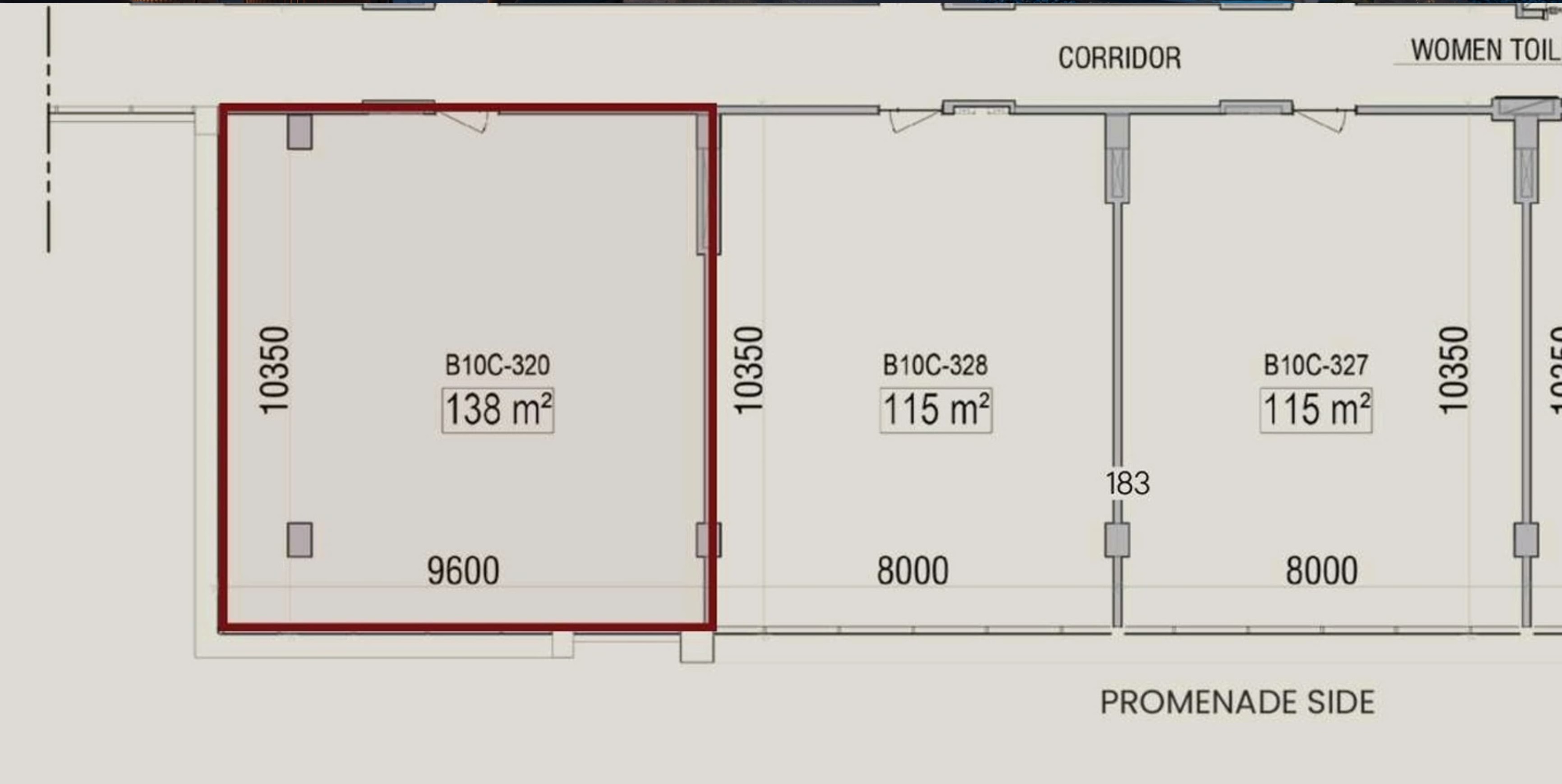 Floor plan for  at Eastmain New Cairo