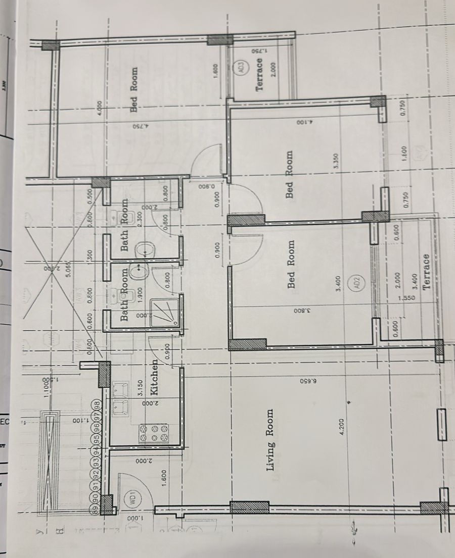 Floor plan for apartment at Madinaty