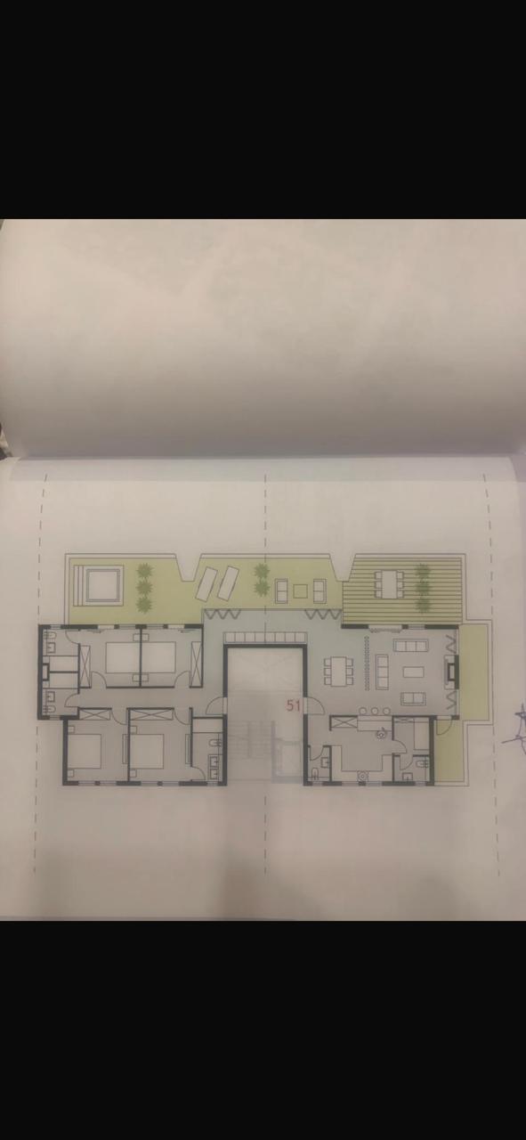 Floor plan for penthouse at Badya