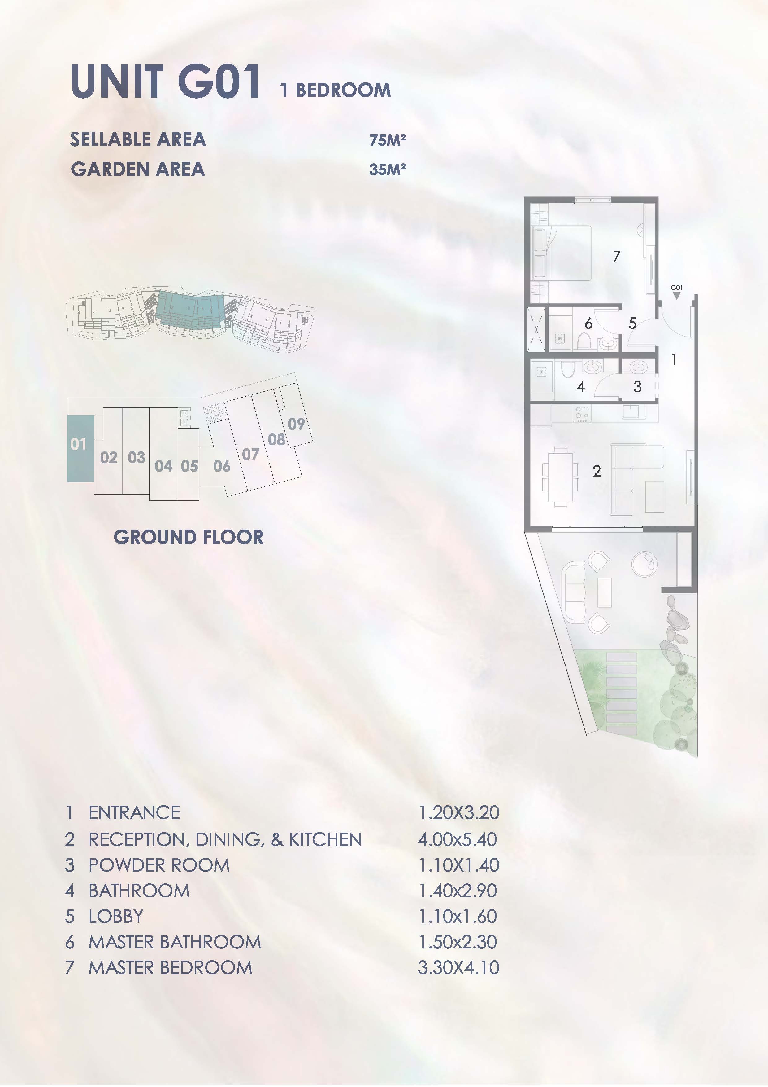 Floor plan for chalet at El Masyaf