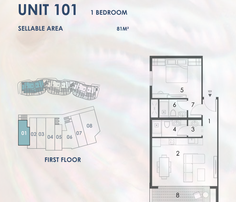 Floor plan for chalet at El Masyaf