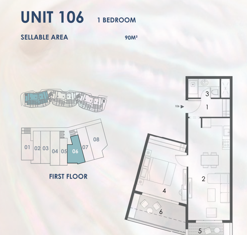Floor plan for chalet at El Masyaf
