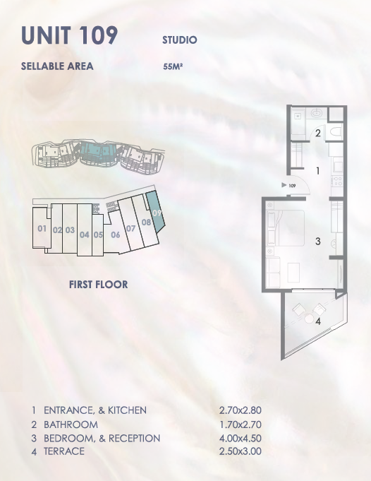 Floor plan for chalet at El Masyaf