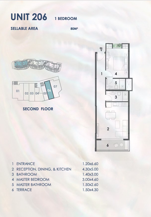 Floor plan for chalet at El Masyaf