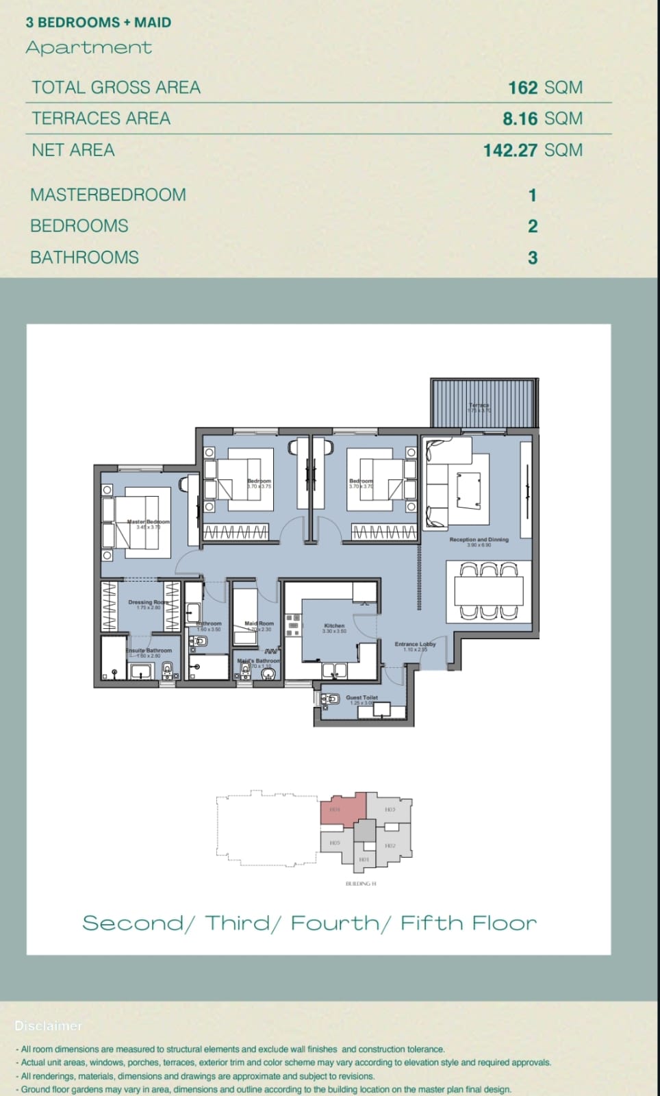 Floor plan for apartment at Ashgar City